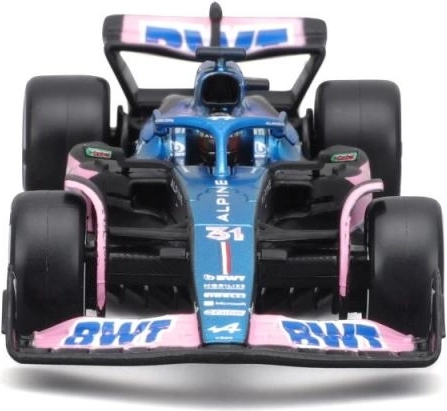 Faithful replica of the A523 driven by Esteban Ocon
