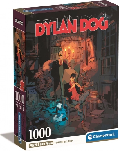 Detailed artistic Dylan Dog motif