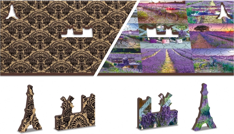 Double-sided puzzle 2-in-1