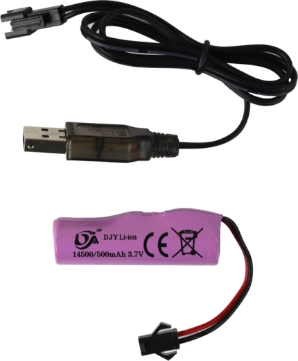 Rechargeable battery with USB charging