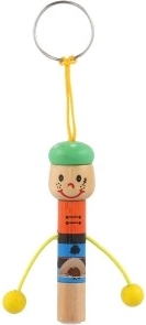 Лесно прикрепяне към ключове или раница