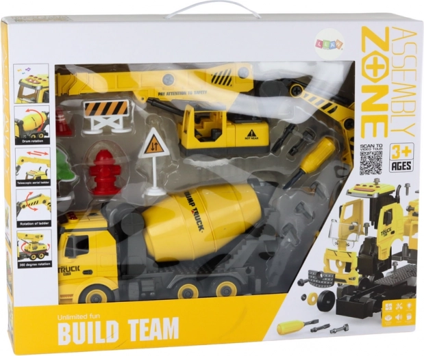 3 строителни машини в един комплект