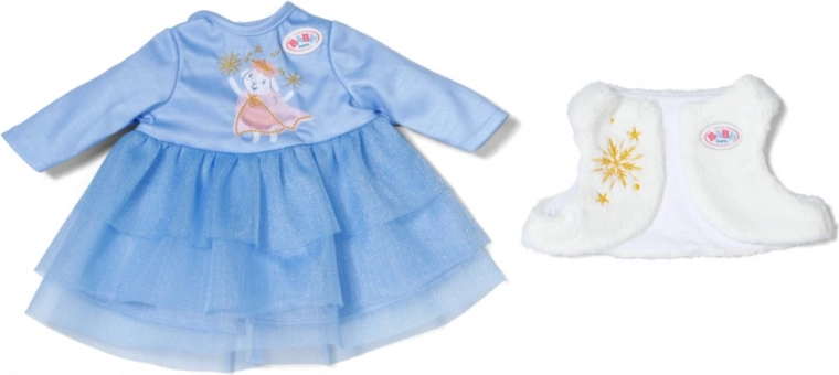 Вълшебна зимна визия с тюлена поличка