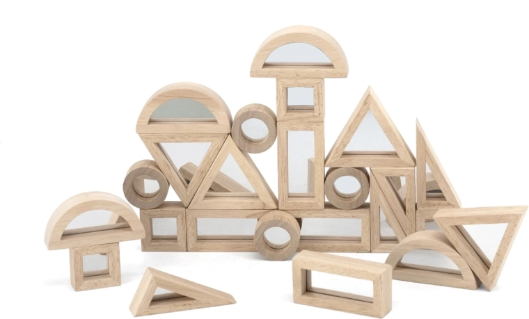 Varied shapes for creative play