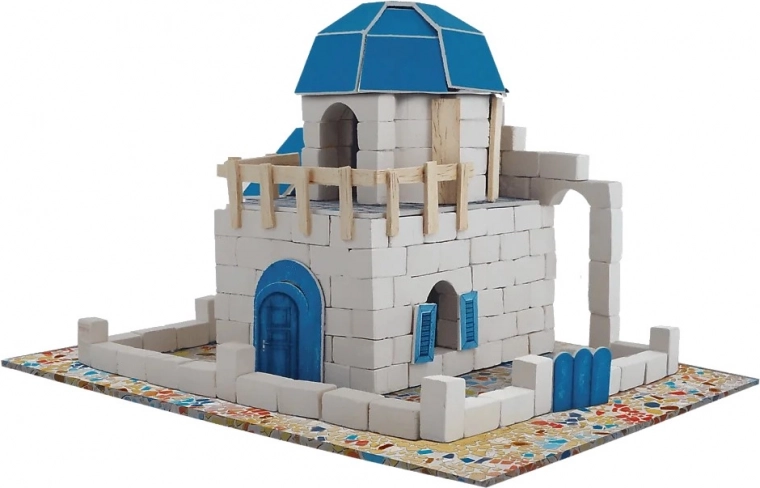 Authentic Santorini architecture from real bricks