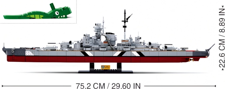 Впечатляващи размери и мащаб 1:350
