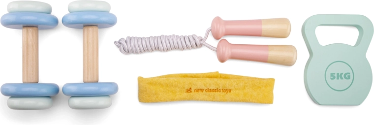 Дървени дъмбели и пудовка