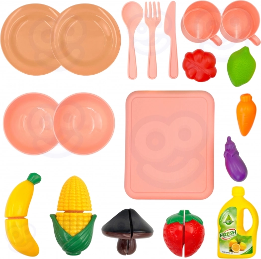 Богат комплект съдове и храни