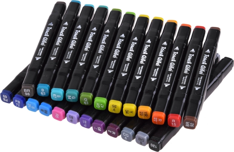 Наситени цветове и гладък писец