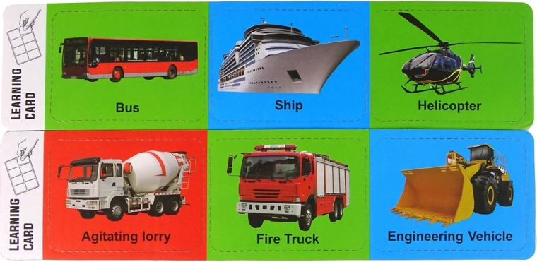 Vehicle learning cards