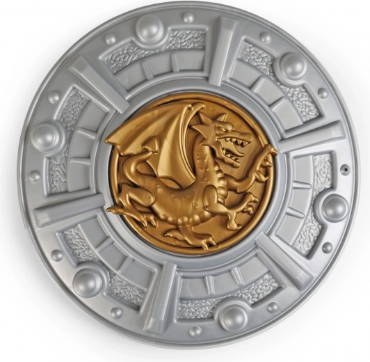 Стилен дизайн със златен дракон