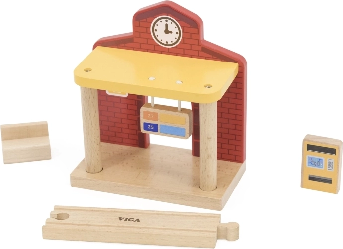 Съвместим аксесоар за дървени влакови релси