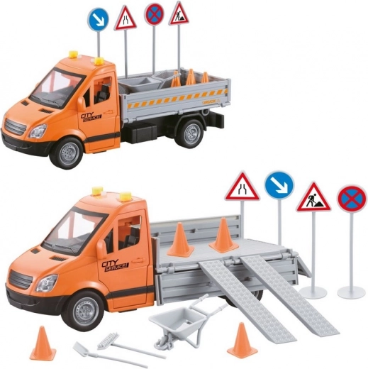 Накланяща се платформа и рампи за реалистично товарене