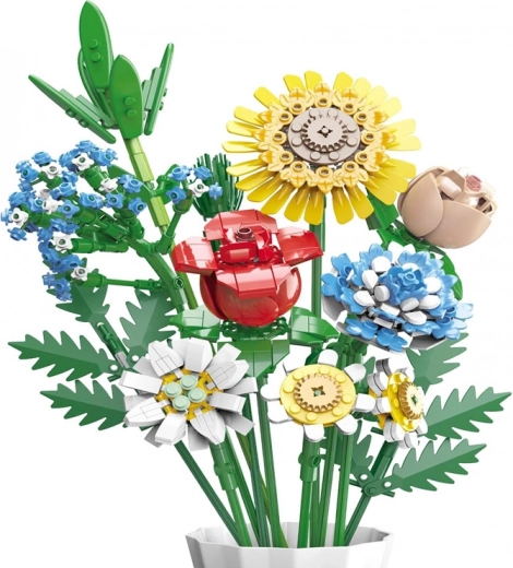 Пъстър и декоративен букетен сет