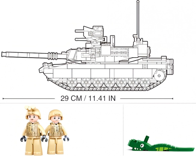 781 елемента и 2 фигурки за екшън сценарии