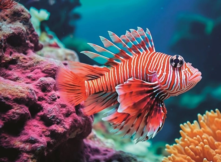 Colorful underwater world