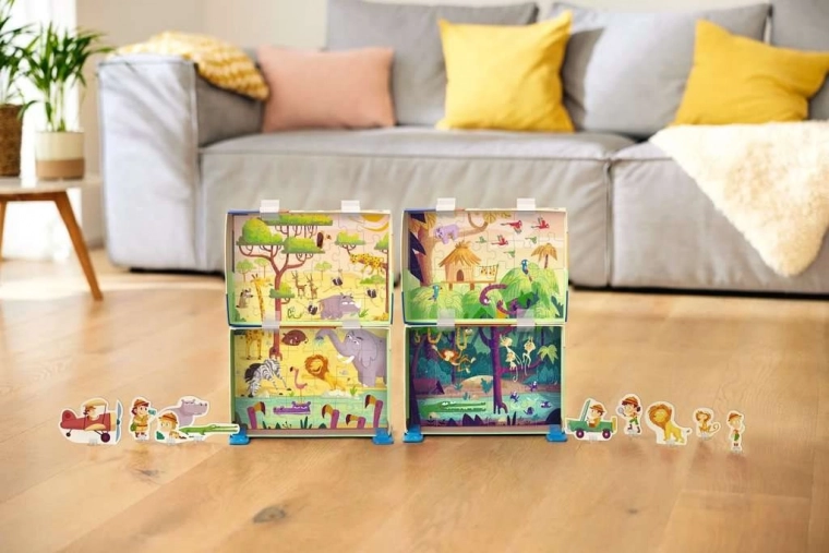 Two puzzles and one mini theater in a box