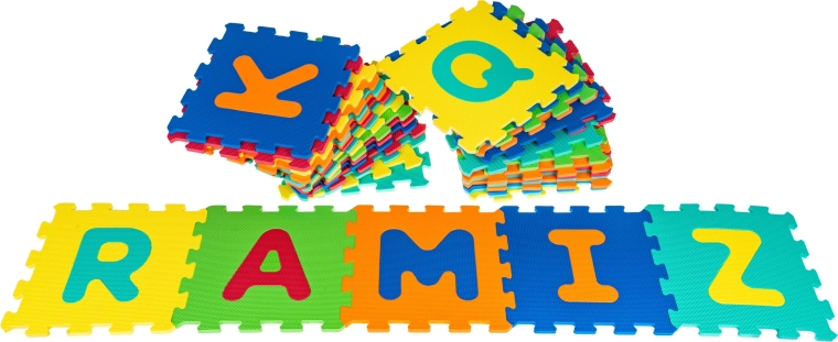 Learning through play: letters and numbers within reach