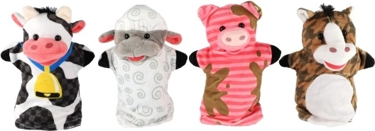 Четири кукли за ръка в една опаковка