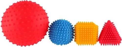 Различни форми и текстури за тактилна стимулация