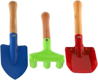 Издръжливи метални работни части, удобни дървени дръжки