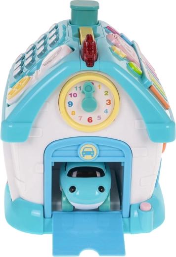 Гараж с повдигащи се врати и часовник