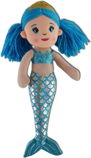 Sparkly tail and blue hair