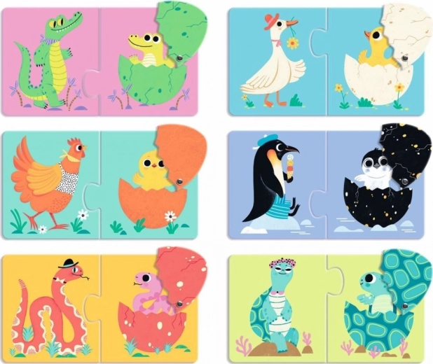 Learning through play: match the animal and the egg