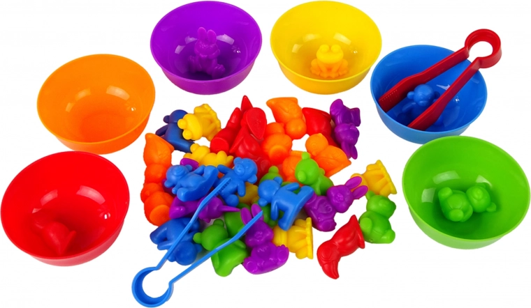 Сортиране на цветове с животни