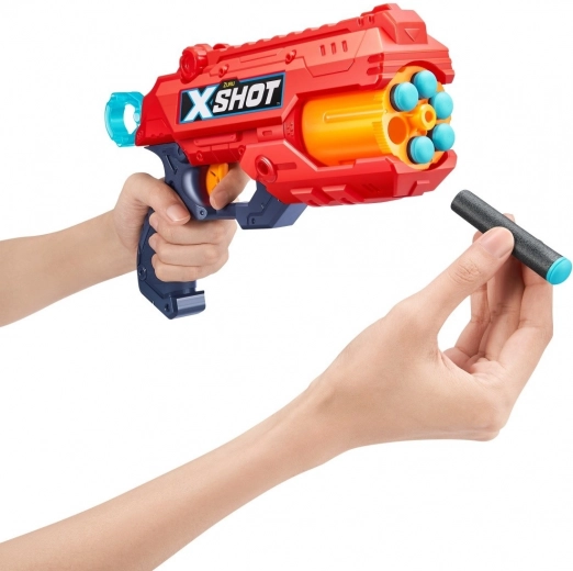 Rotating drum for 6 rapid shots