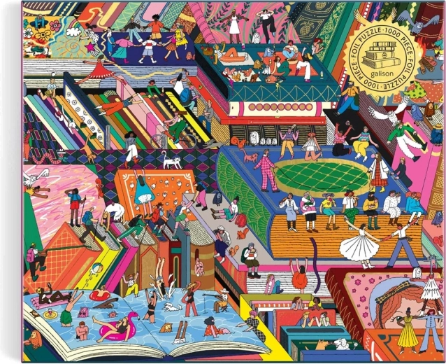 Detailed illustration full of stories