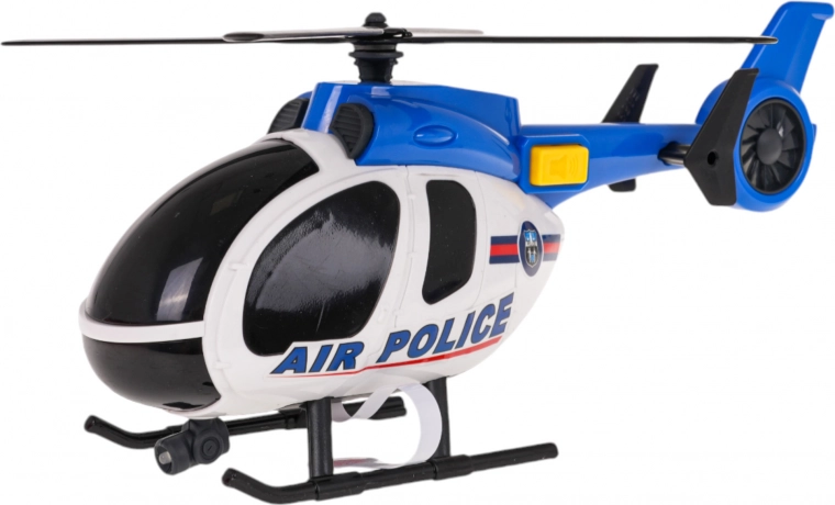Helicopter light and sound effects