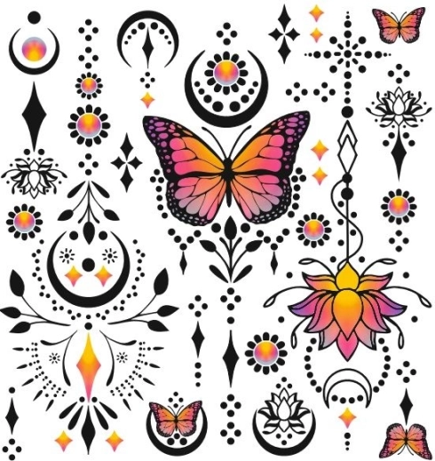 Mystical and elegant patterns