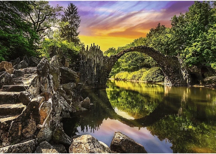 Breathtaking Rakotzbrücke motif