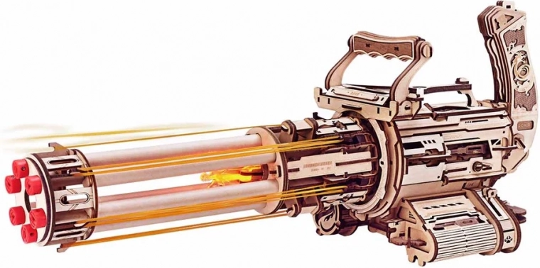 36 бързострелни изстрела от 6 въртящи се цеви