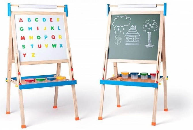 Double the fun: magnetic and chalk surfaces