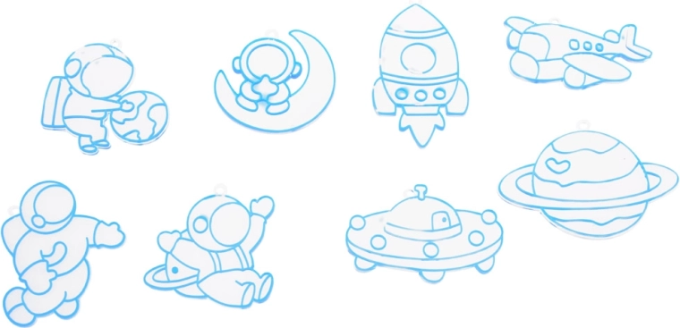 24 шаблона: космос, динозаври и коли