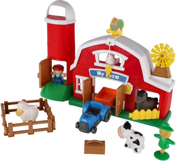 Complete farm playset