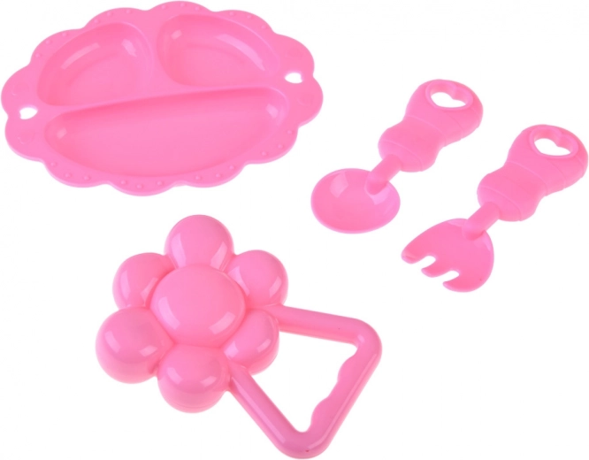 Комплект за хранене и дрънкалка