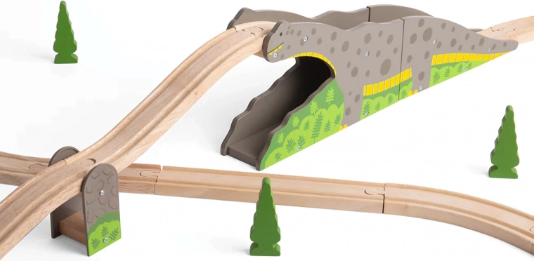 Compatible with wooden railways