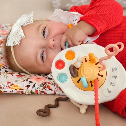 Шест текстурирани връзки за дърпане и изследване