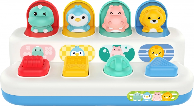 Пъстра и издръжлива играчка за малчугани