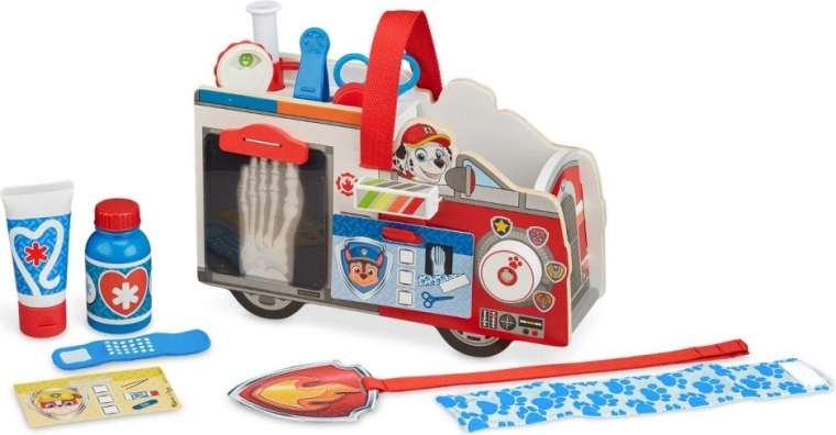 Rich set of accessories for rescuer role-play