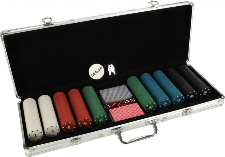 Пълен покер комплект с куфар