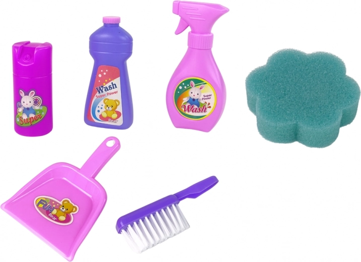 Complete set for pretend cleaning