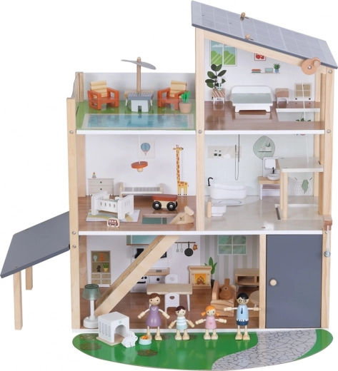 Пълен комплект с 41 части, включително фигурки и домашен любимец