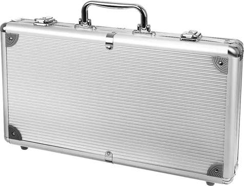 Здраво алуминиево куфарче с безопасно съхранение