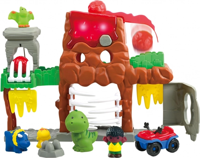 Интерактивен вулкан със светлини и звуци