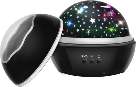 Въртящ се купол и 4 цвята светлина