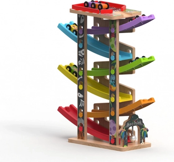 Бързо спускане по 6 цветни рампи